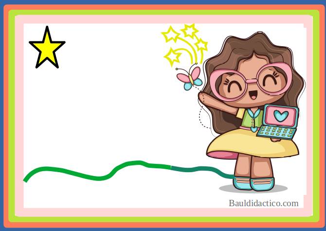Plantillas de gafetes escolares para imprimir