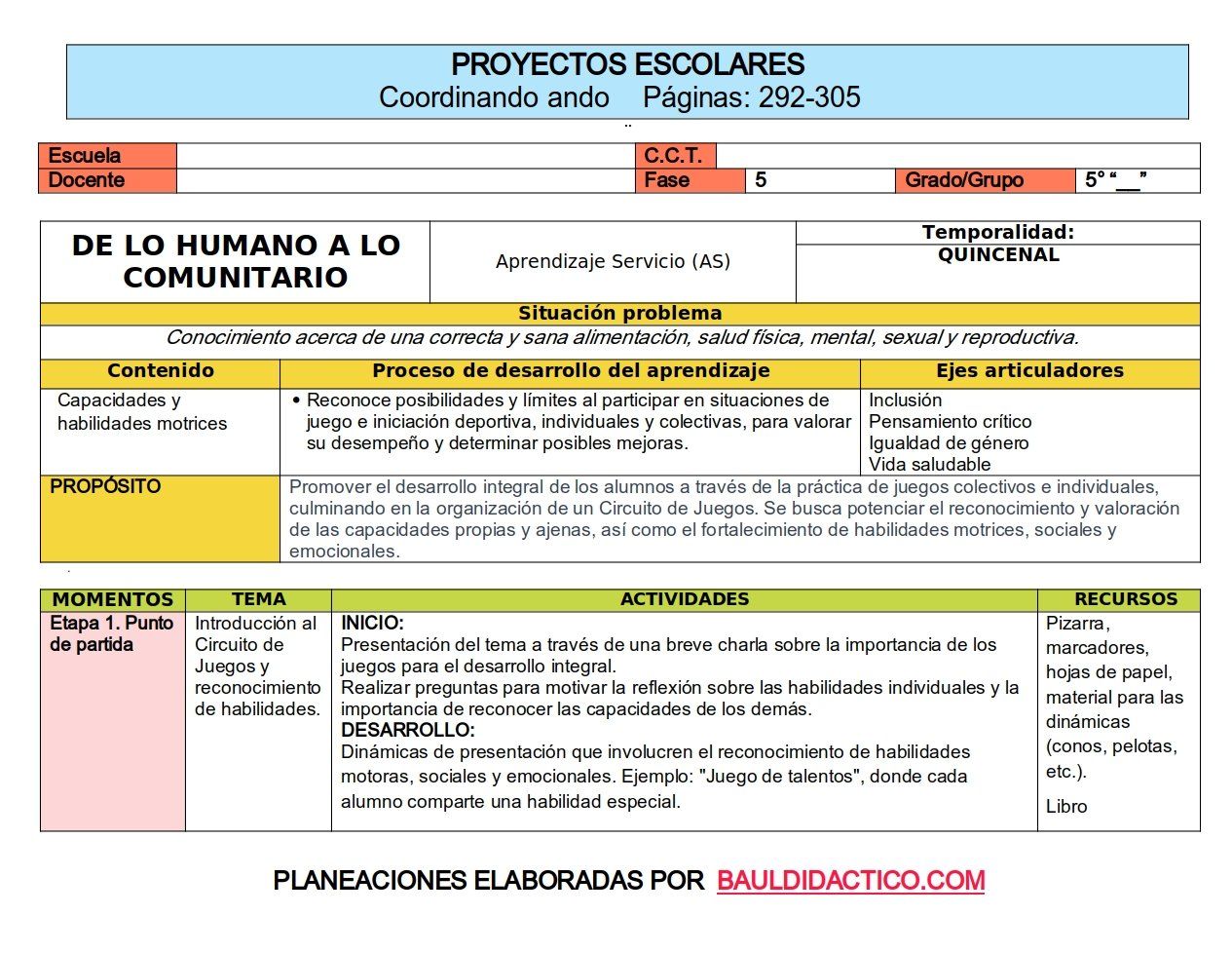 Planeación 5to-Coordinando ando