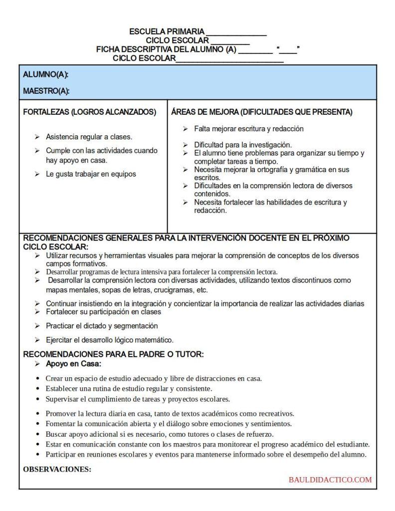 FICHA DESCRIPTIVA