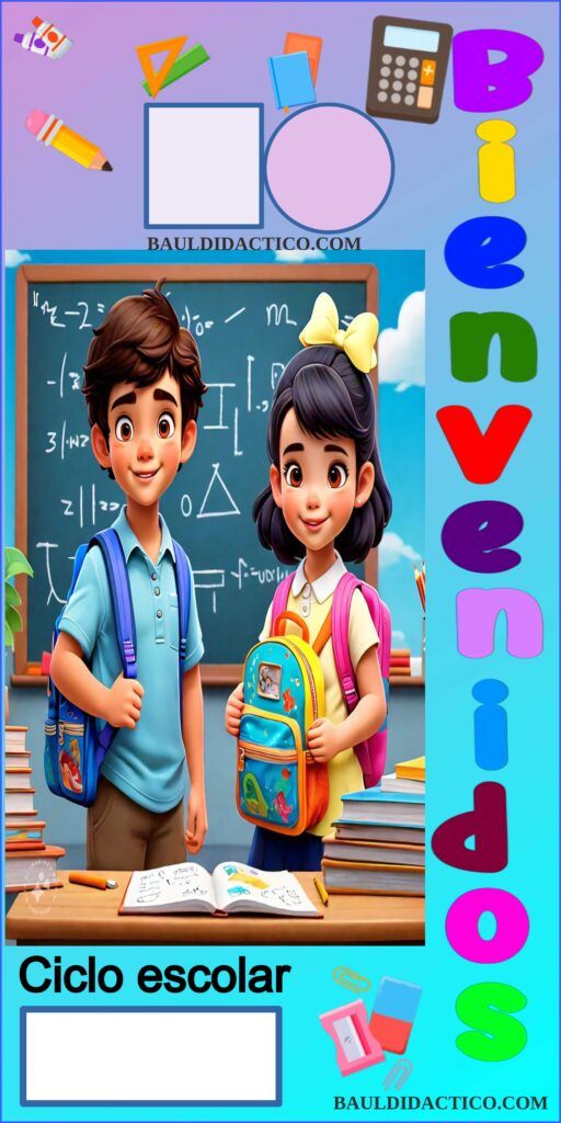 Lonas de bienvenida  a clases