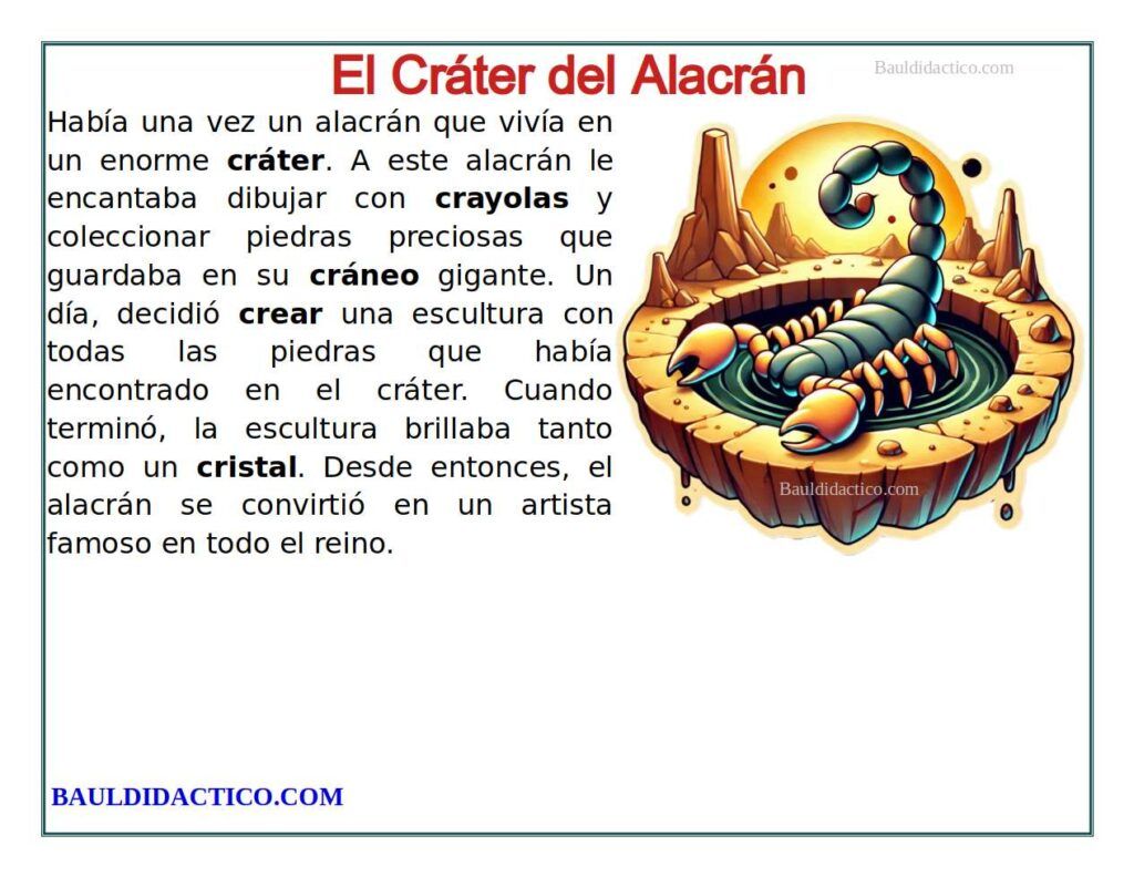 Dictado de sílabas con  CR - cr