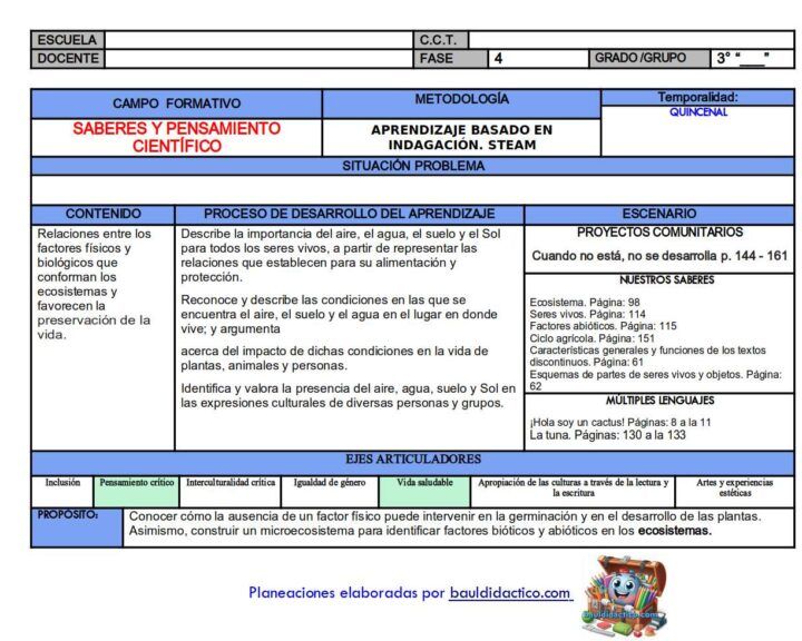 Cuando no está no se desarrolla