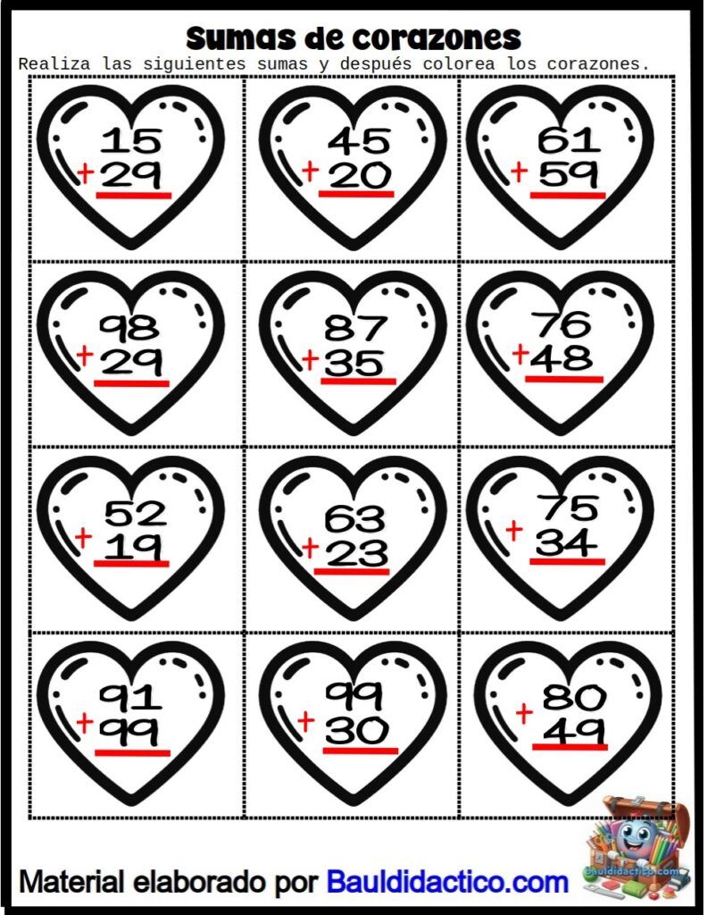 Suma de corazones