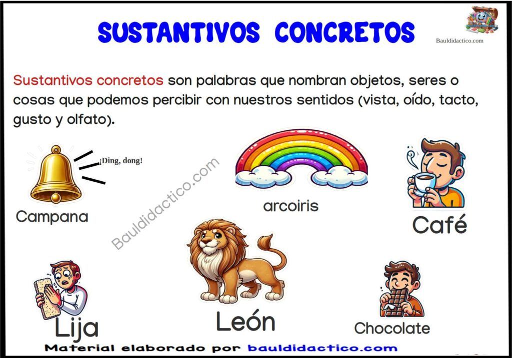 Sustantivos concretos