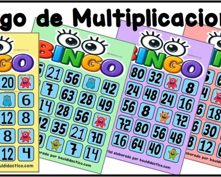 Bingo de multiplicaciones