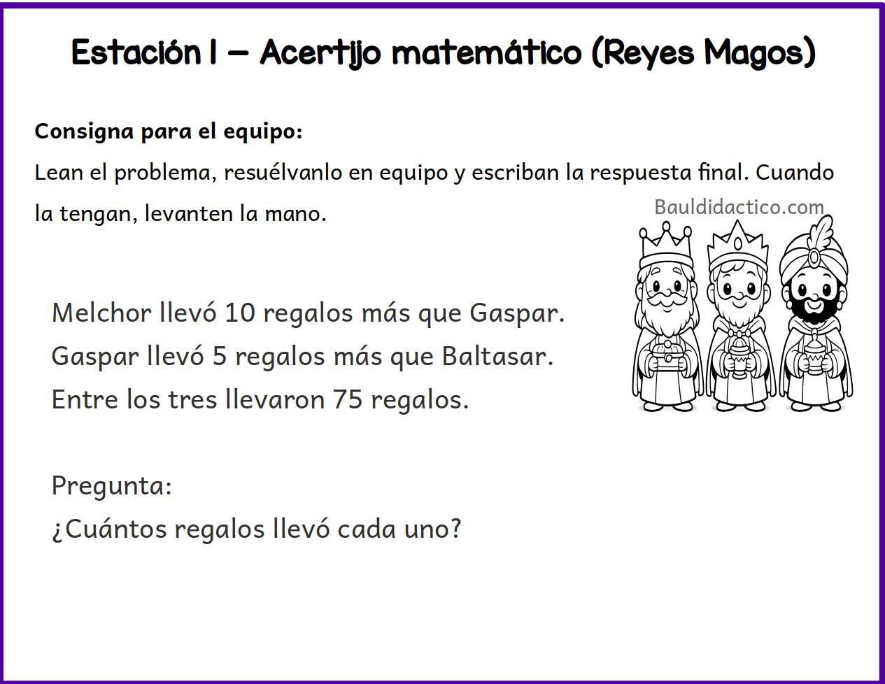 Escape Room de los Reyes Magos