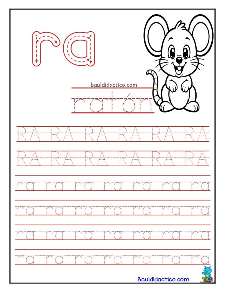 Sílabas con  ra