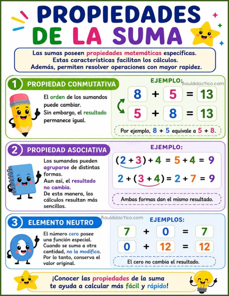 Propiedades de la suma