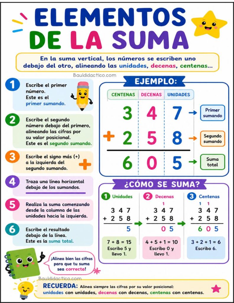 Elementos de la suma