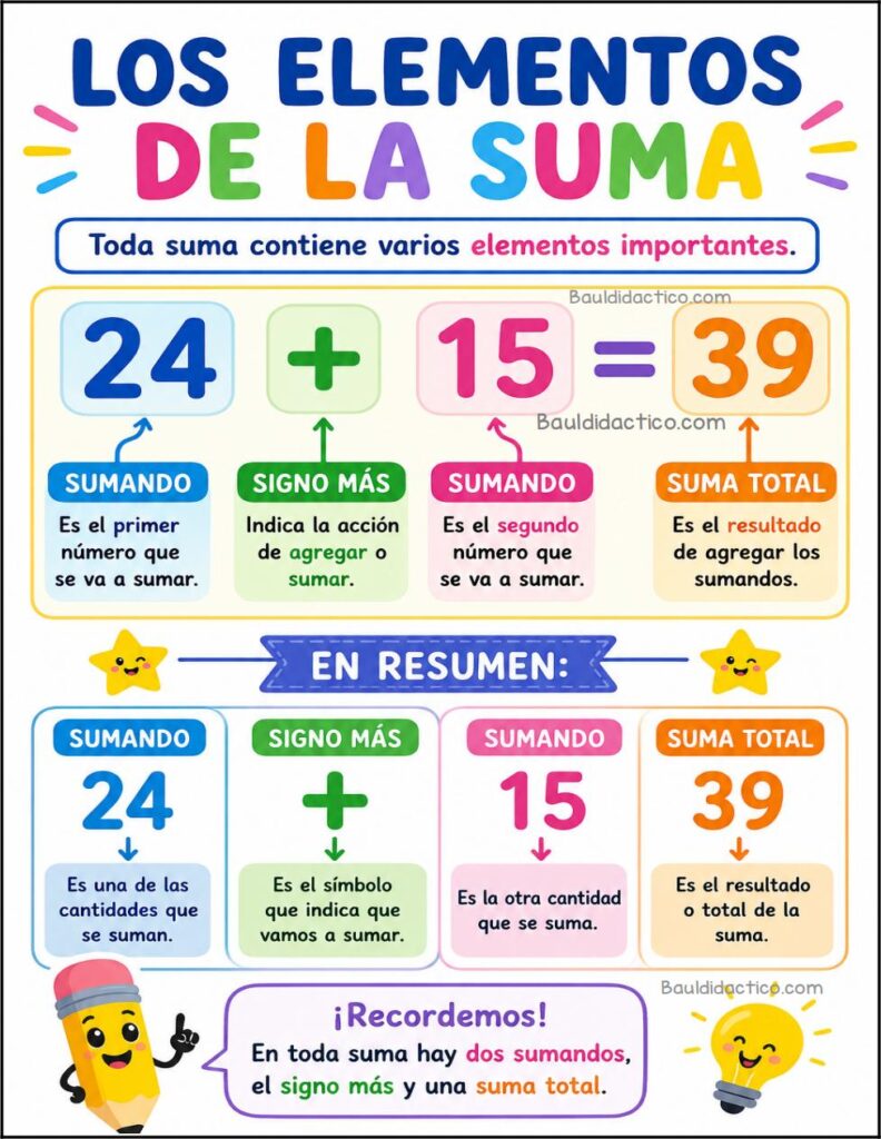 Elementos de la suma