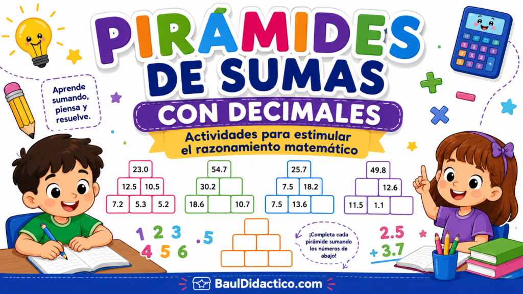 Pirámides de Sumas con Punto Decimal