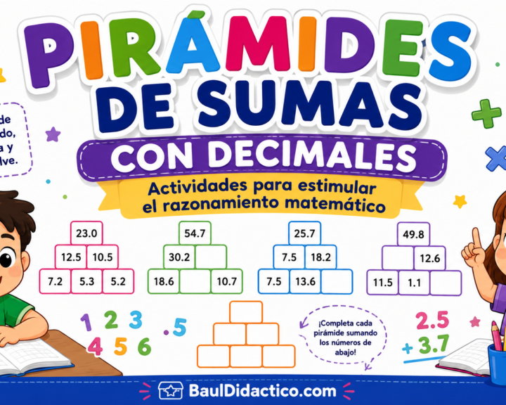 Pirámides de Sumas con Punto Decimal