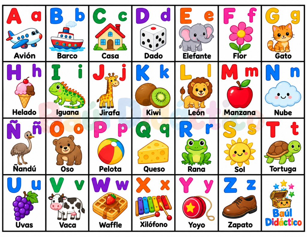 Abecedarios infantiles para aprender