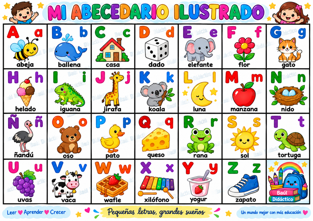 Abecedarios infantiles para aprender