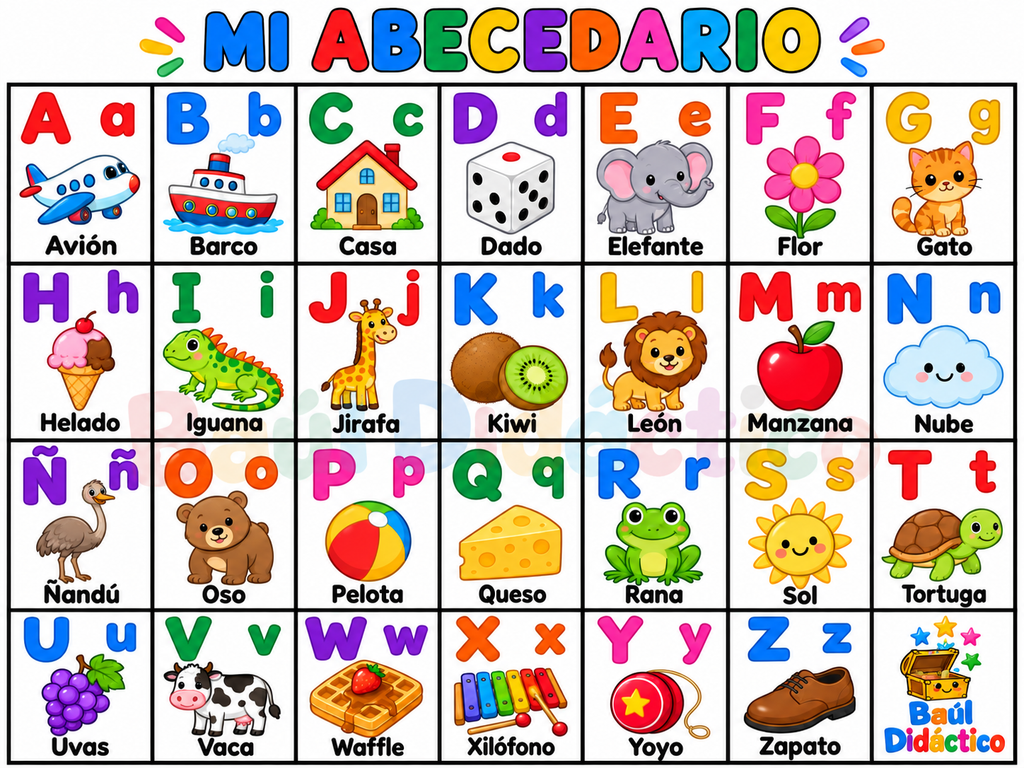 Abecedarios infantiles para aprender