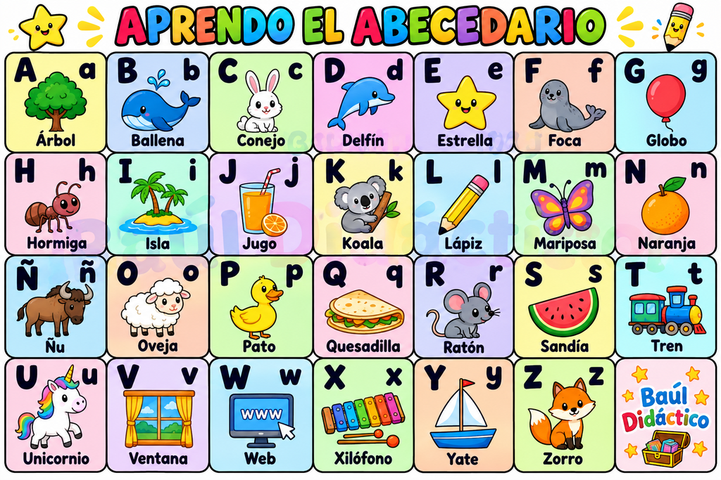 Abecedarios infantiles para aprender